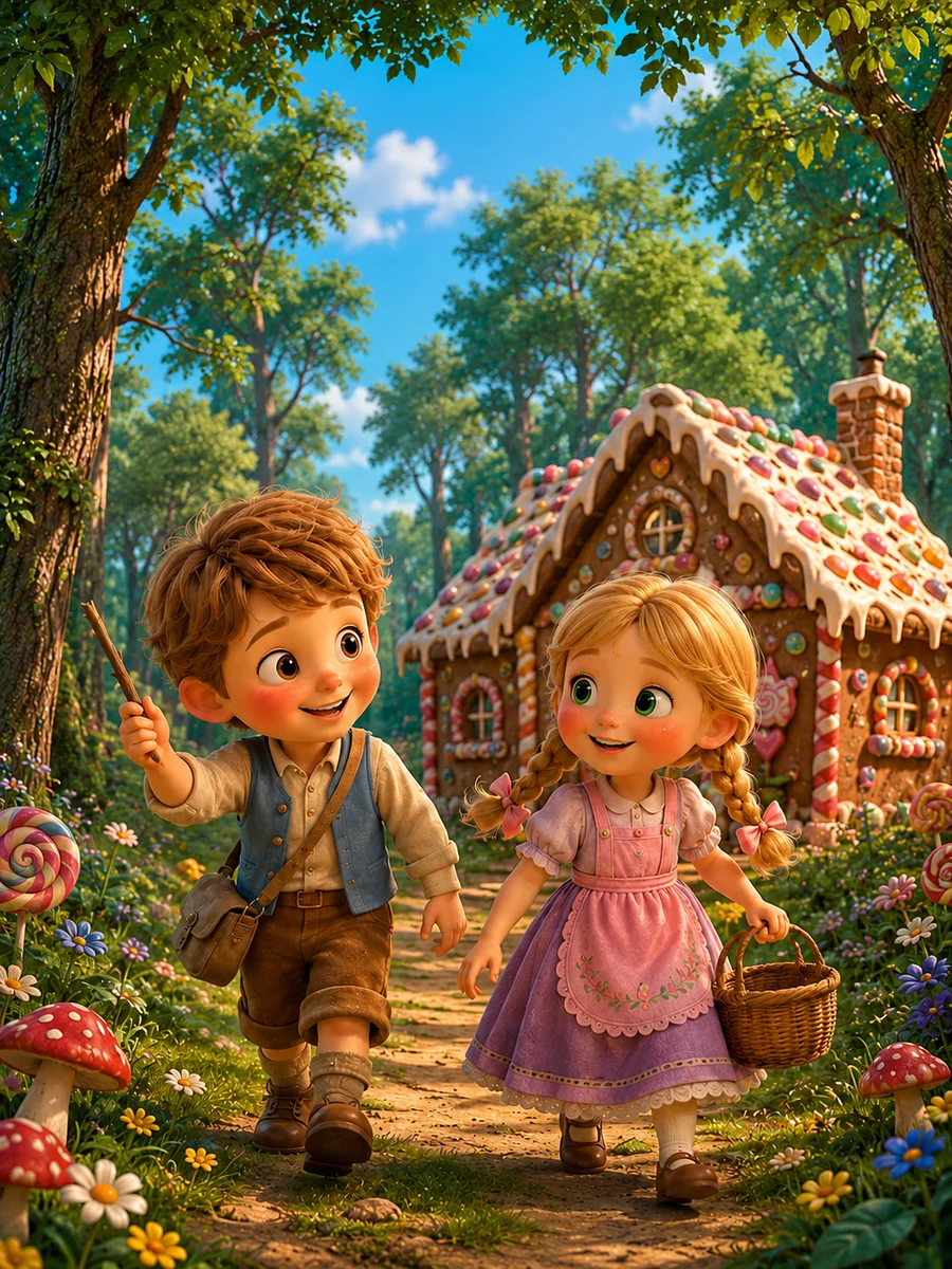 Copertina della fiaba Hansel e Gretel